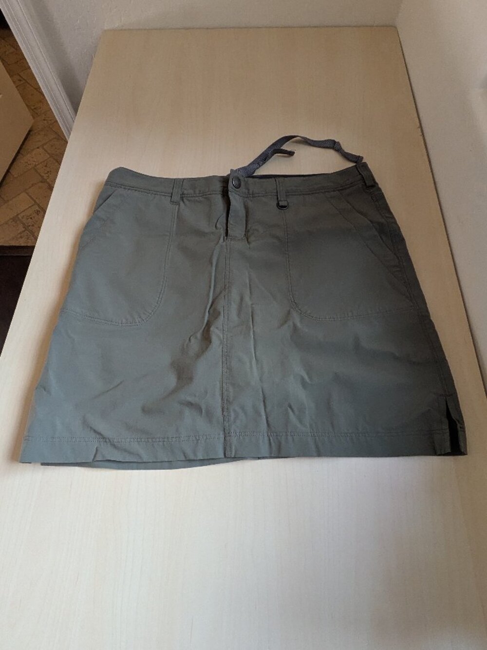 REI Northway Skort Women’s Size 6 Green Hiking Casual Outdoor Skirt Shorts